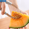 Three-in-one Design Remove The Peel Fruit Powder Spoon Digging Spoon Peeled Melon