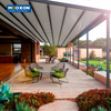 Mooxon PVC Outdoor Gazebo Automatic Pergola Metal Patio Awning Retractable Roof , PVC - S810