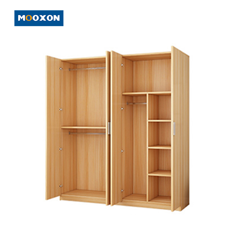 Modern Bedroom White Furniture Board Clothes Organizer Large Capacity Wardrobe