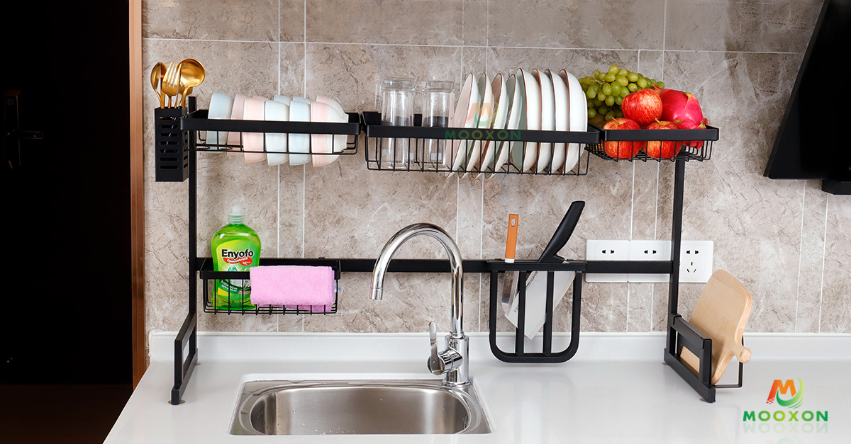 Kitchen Over Sink Storage Rack