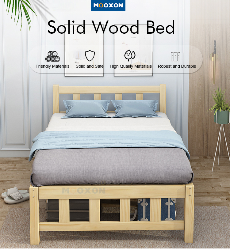 High Quality Solid Furniture Wood Bedroom Wooden Bunk Bed