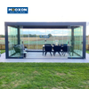 Waterproof Bioclimatic Gazebo Louver Roof Automatic Garden Outdoor Aluminium Pergola