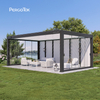 PergoTok Modern Outdoor Waterproof Patio Garden Covered Aluminium Pergola