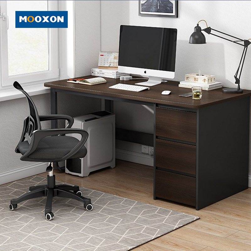 Luxury Standing Lifting Office Desk With 3 Drawers