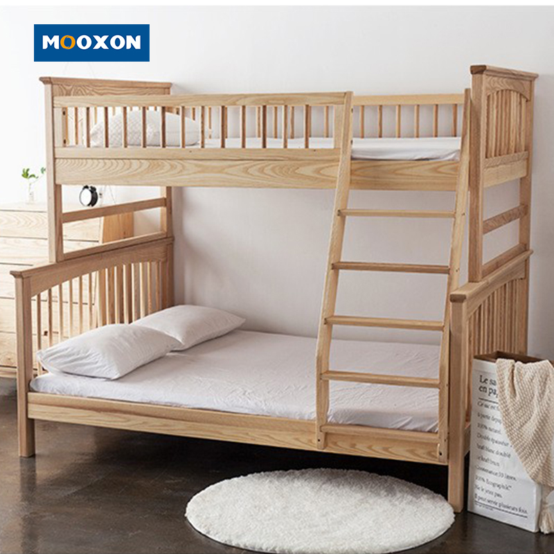 Top And Bottom Split Design Furniture Bedroom wood Bed