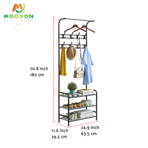 New Design Home Indoor Clothes Coat Rack Organizer Hanging Clothes Rack