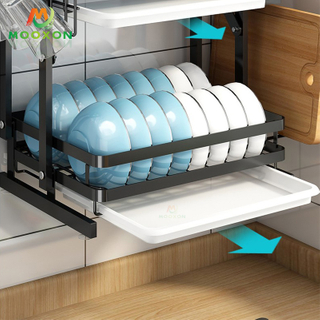 2020 New Stainless Steel Kitchen Dish Rack Organizer Storage Shelf 