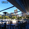 Waterproof Customized Polyester Fabric Balcony Pergola Awning Electric Canopy Motorized Aluminum Retractable Roof