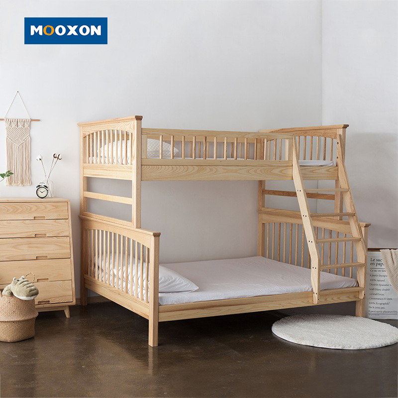 Top And Bottom Split Design Furniture Bedroom wood Bed
