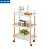 3 Tier Rolling Cart Storage Shelving Trolley Household Kitchen Bathroom Salon Spa Beaty Movable Shelf