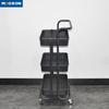 3-Tier High Quality Utility Cart Bathroom Trolley Portable Shelf Storage Rack
