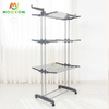 Space Saving Home Storage Shelf Foldable Clothes Rack Hanger With Wheel