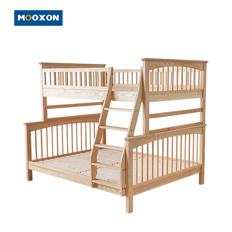 Top And Bottom Split Design Furniture Bedroom wood Bed