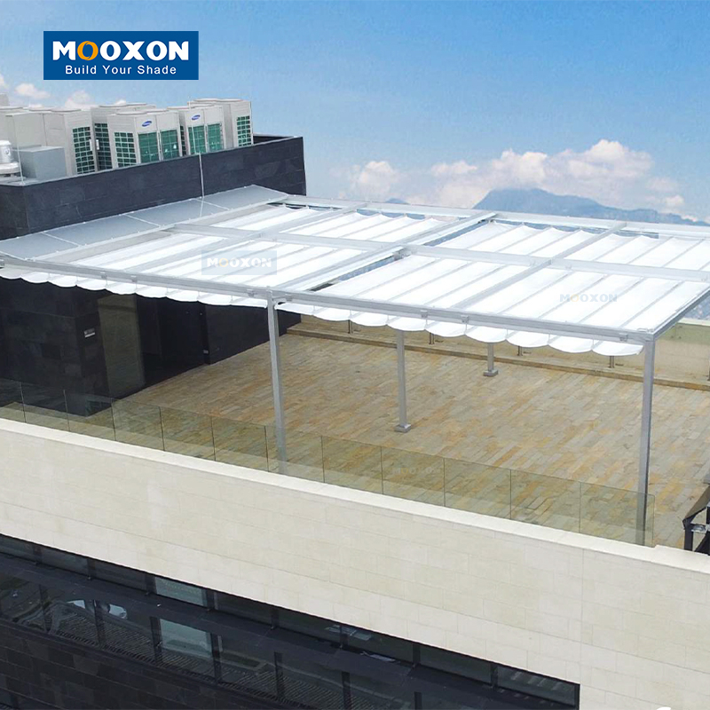 High Quality Sun Shades Motorized Awning Waterproof Roller New Blind Windscreen Balcony Cover Retractable Roof